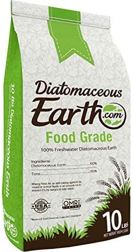 DiatomaceousEarth 10 LBS Food Grade Diatomaceous Earth - 100% Organic All Natural Diamateous Powder - Diametaceous for Humans is Safe Around Children
