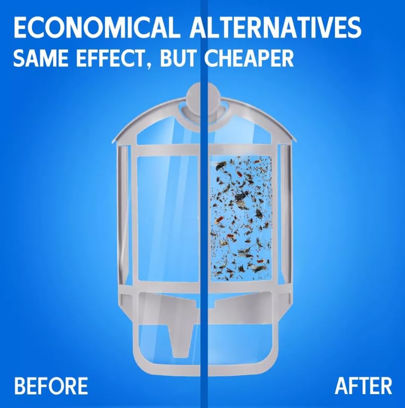 Zevo Flying Insect Trap & 3 Refill Cartridges - Plug in Fly Trap & Indoor Bug Catcher for Gnats, House & Fruit Flies - Blue & UV Light Technology, Mess-Free Alternative to Bug Zapper