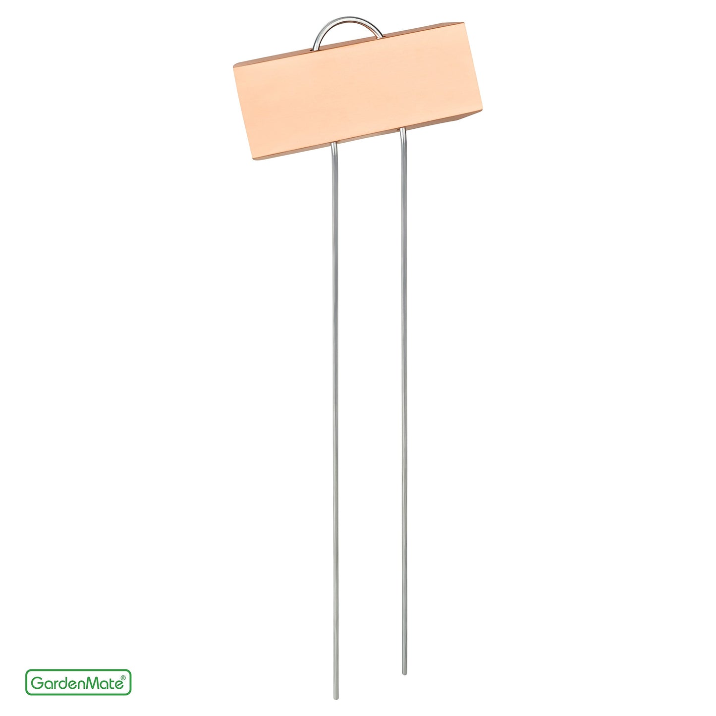 GardenMate 25-Pack Weatherproof Large Copper Metal Plant Labels, Height 11.5", Label Area 3 1/2 x 1 1/4"
