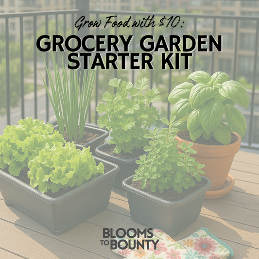 Grow Food with $10: Grocery Garden Starter Kit™