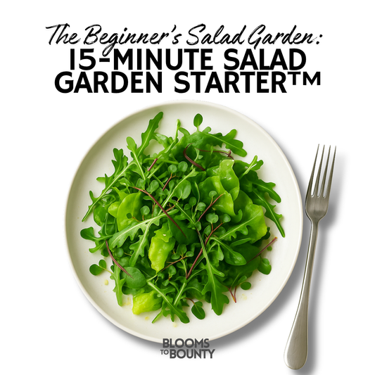 THE 15-minute Salad Garden Starter™ for Beginners