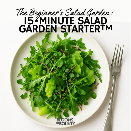 THE 15-minute Salad Garden Starter™ for Beginners