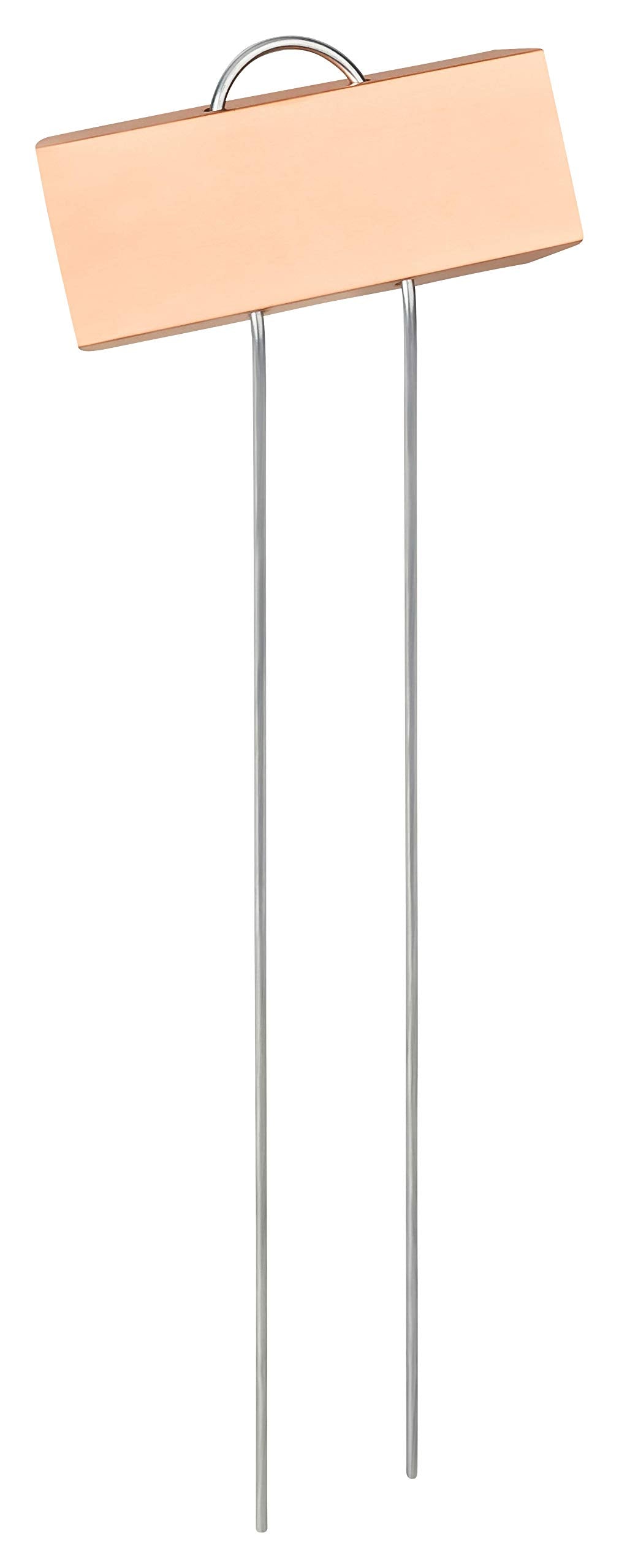 GardenMate 25-Pack Weatherproof Large Copper Metal Plant Labels, Height 11.5", Label Area 3 1/2 x 1 1/4"