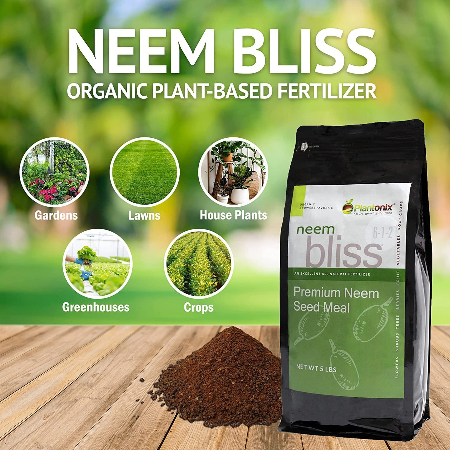 Worm Bliss (8 Qts) - Organic Worm Castings for Plants & Gardening - OMRI-Listed Earthworm Castings for Plants, Vegetables, Flowers, & Potting Soil - Organic Garden Fertilizer Rich in Nutrients