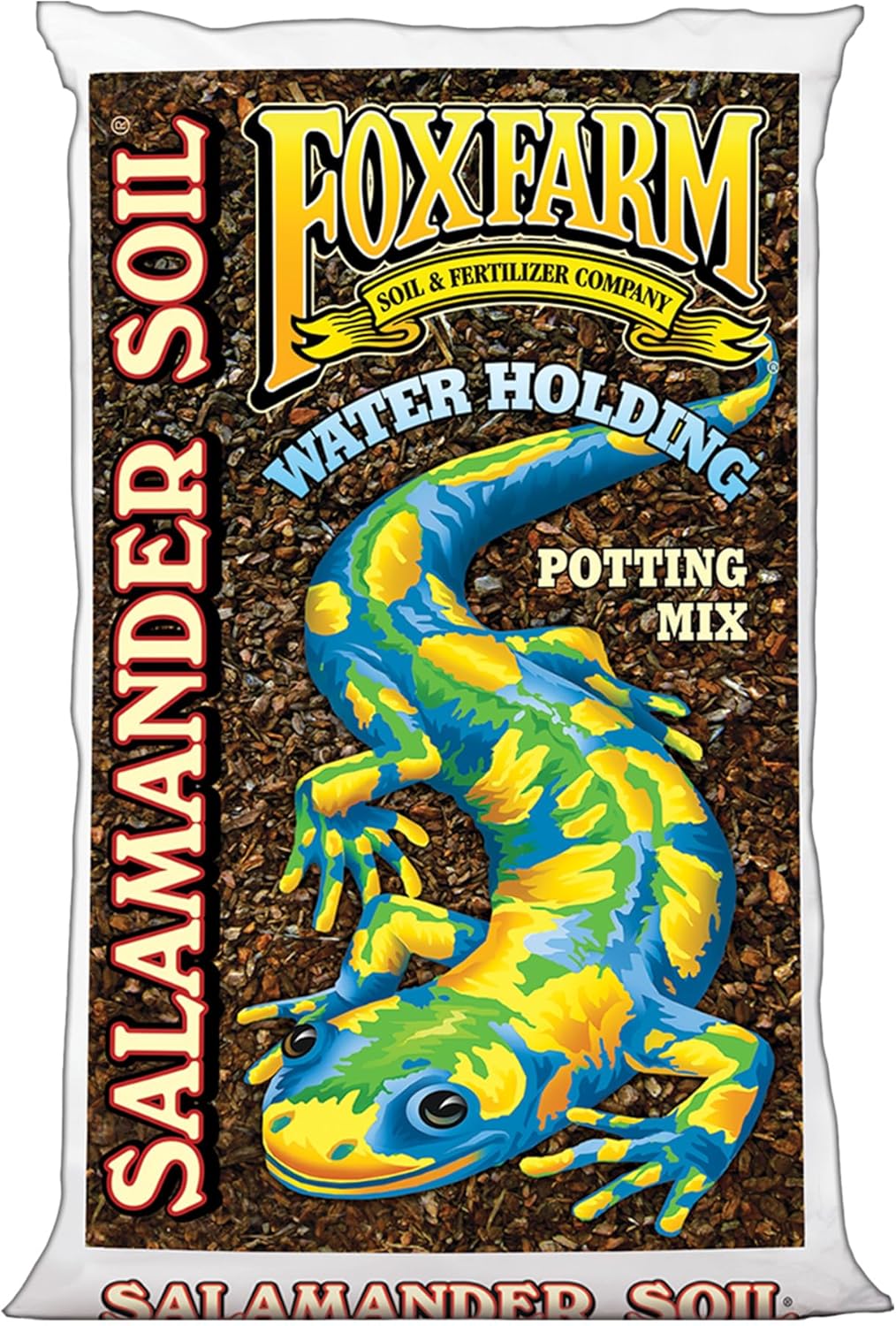 FoxFarm Salamander Soil Potting Mix, 1.5cu ft - Watering Holding Properties, Made for Plants and Cuttings, Indoor/Outdoor Cultivation - Reduces Frequent Waterings