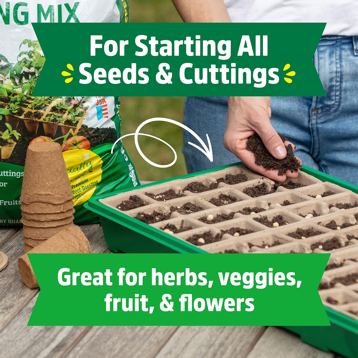 Back to the Roots 100% Organic Potting Mix (Value 12 Quart) | Premium Blend | Made in The USA