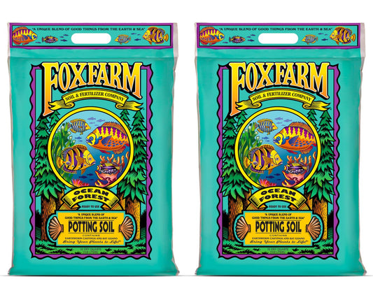 FoxFarm Ocean Forest Potting Soil, 12qt – Light, Aerated Texture, Designed for All Container Plants – pH Adjusted for Optimal Nutrient Uptake, Effectively Retains Moisture (12 Quart (1 Pack))