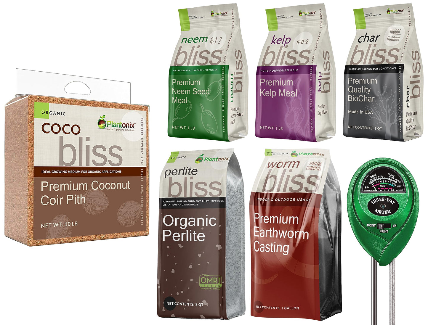 Worm Bliss (8 Qts) - Organic Worm Castings for Plants & Gardening - OMRI-Listed Earthworm Castings for Plants, Vegetables, Flowers, & Potting Soil - Organic Garden Fertilizer Rich in Nutrients