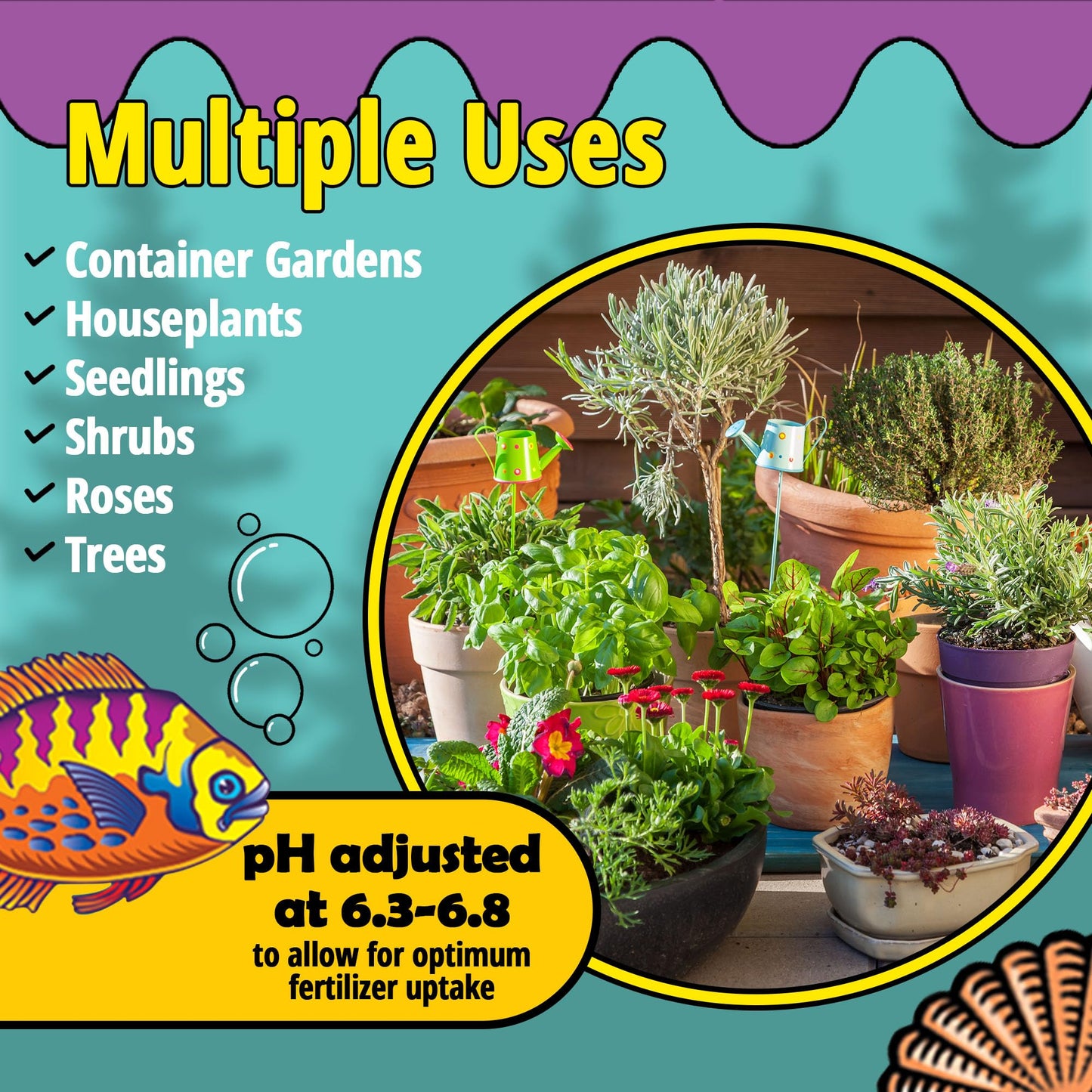 FoxFarm Ocean Forest Potting Soil, 1.5cu ft - Light, Aerated Texture, Designed for All Container Plants - pH Adjusted for Optimal Nutrient Uptake, Effectively Retains Moisture