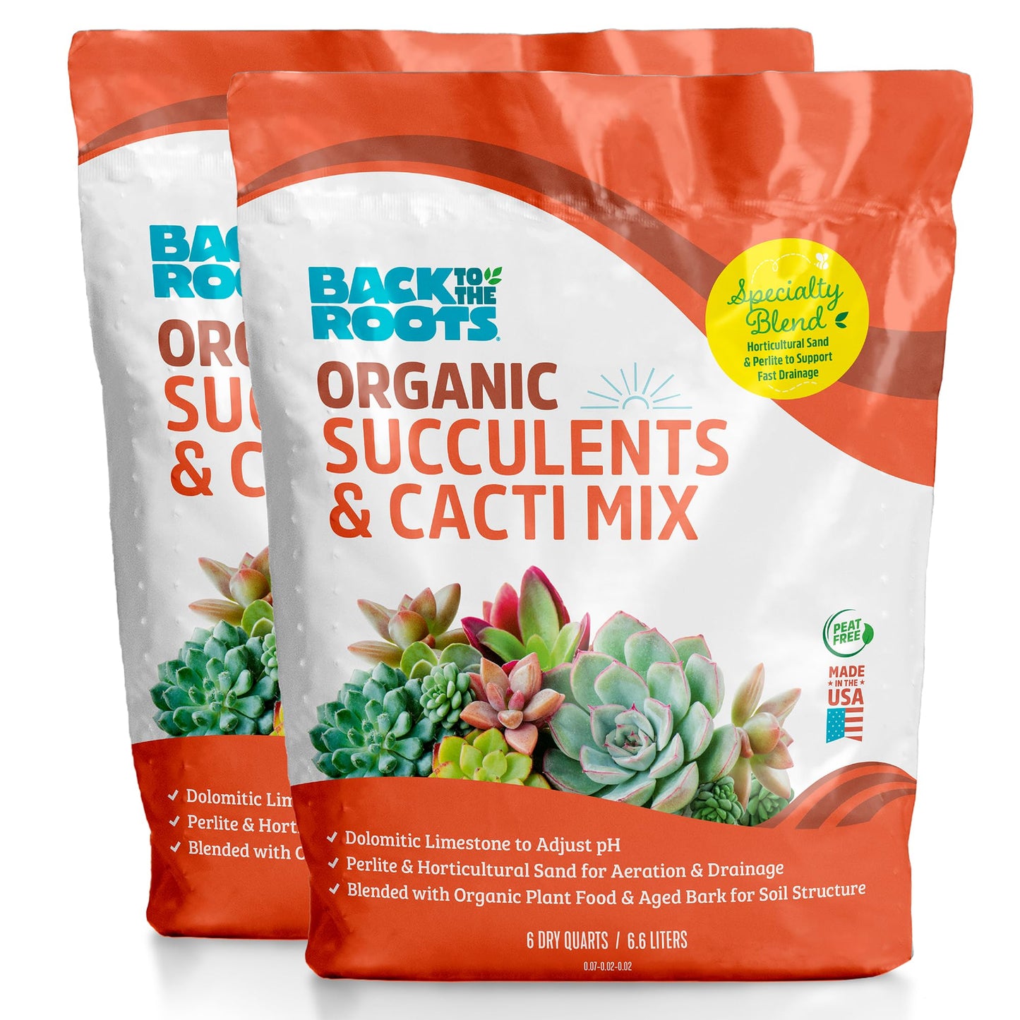 Back to the Roots 100% Organic Potting Mix (Value 12 Quart) | Premium Blend | Made in The USA