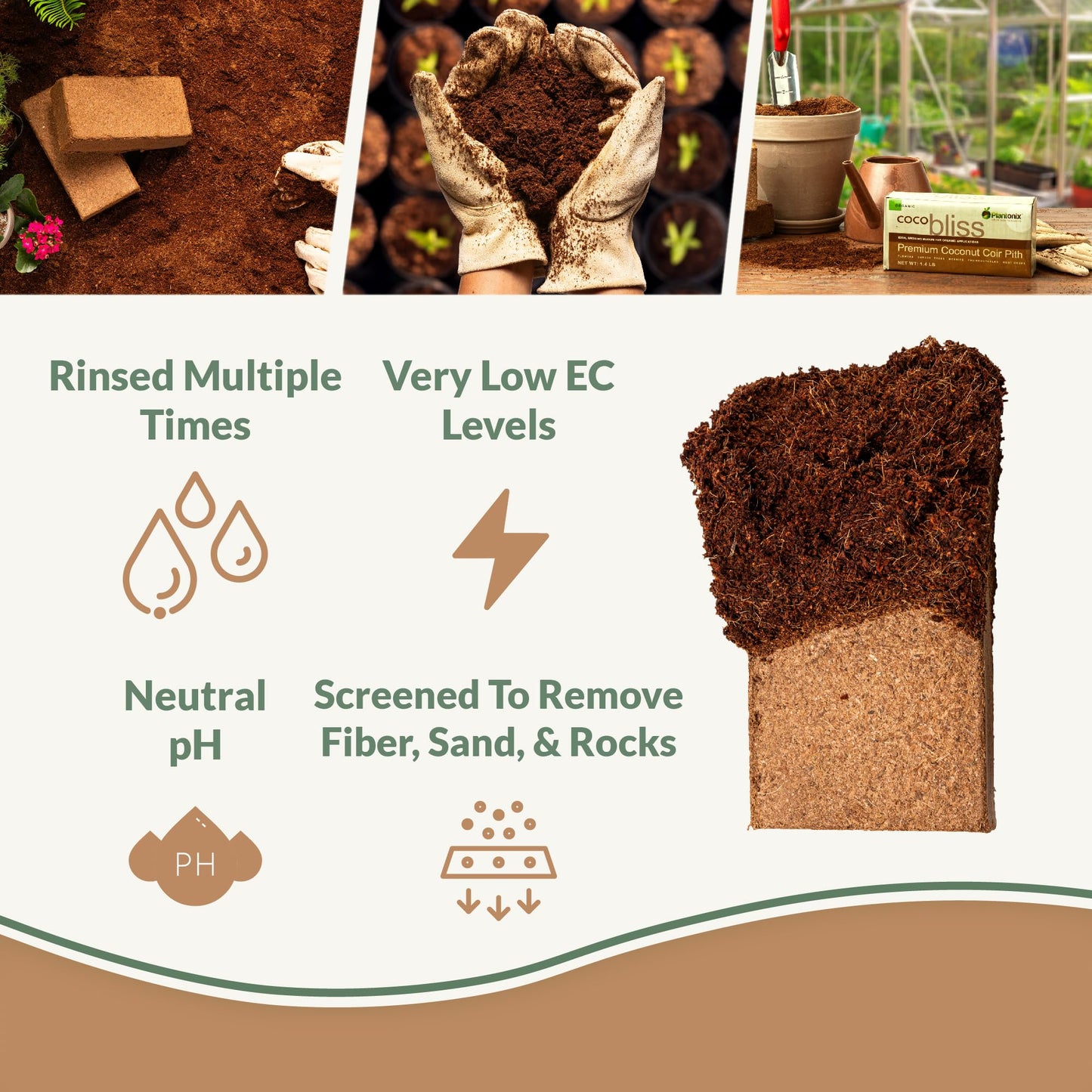 Vermiculite Bliss (16 Qts) - Organic Vermiculite for Gardening - Fine Grade Vermiculite for Plants - Coarse Vermiculite Soil Amendment - Bulk Vermiculite for Garden Soil, Perlite, & Seed Starting