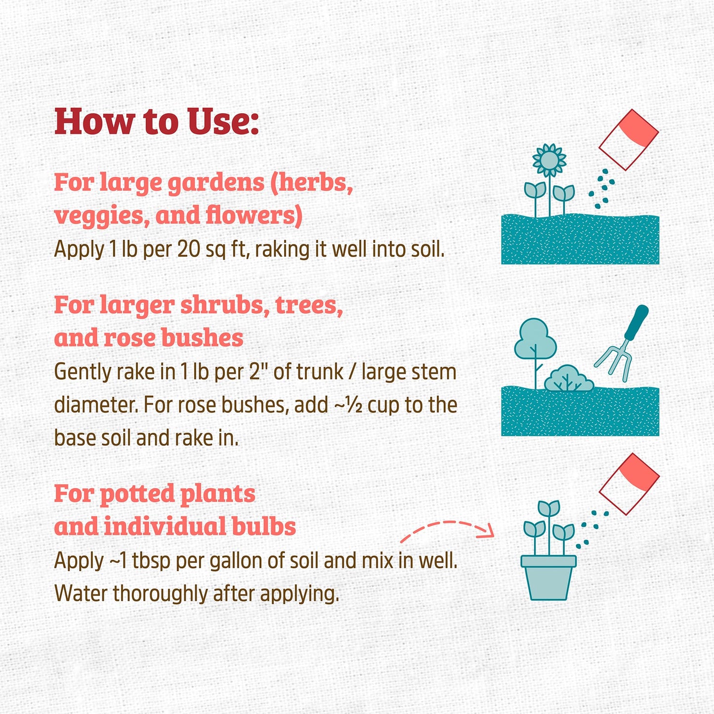 Back to the Roots Organic Worm Castings for Plants, Natural Fertilizer and Soil Enhancer for Gardening, Made in The USA, 5lb