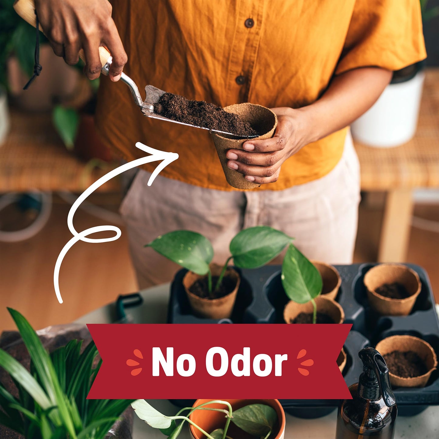 Back to the Roots Organic Worm Castings for Plants, Natural Fertilizer and Soil Enhancer for Gardening, Made in The USA, 5lb